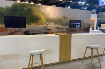 2 stands sur-mesure pour Laffort et Amblevert au salon Vinitech-Sifel 2024