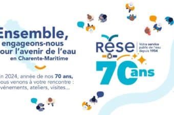 La RESE : 70 ans d’engagement au service de l’eau, accompagnée par l’Écosphère Aggelos