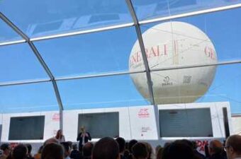 ballon atmosphérique Generali au-dessus de Paris, événement Climatique