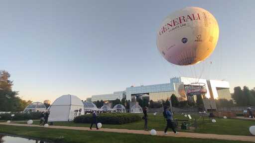 ballon atmosphérique Generali au-dessus de Paris, événement Climatique