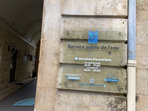 régie de l’eau Bordeaux Métropole