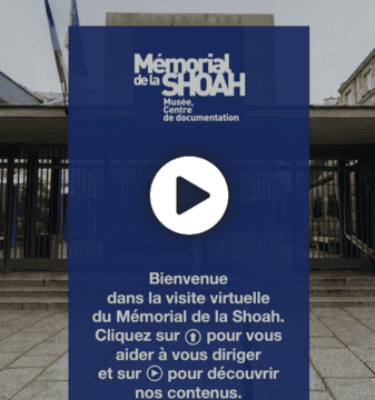 Visite virtuelle Mémorial de la Shoah – flamme du souvenir en 360°