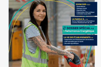 Journal interne de CERP Rouen conçu par Aggelos pour renforcer la communication interne des équipes