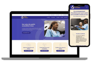 Site web éco-conçu de la Clinique des Genêts