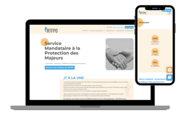 Refonte du site de l’ATFPO : protéger les personnes vulnérables par un numérique plus humain