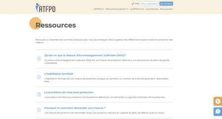 Refonte du site de l’ATFPO : protéger les personnes vulnérables par un numérique plus humain
