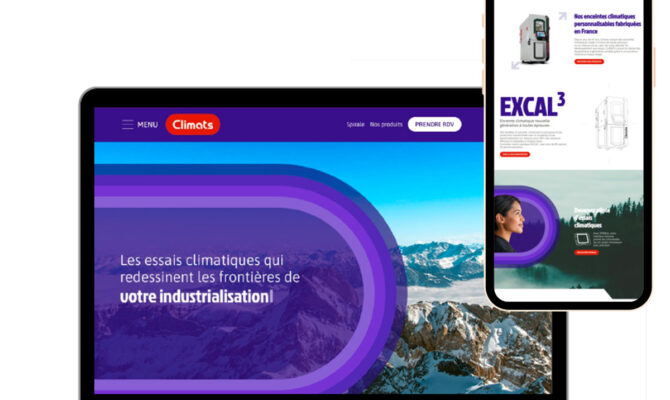 Site web Climats WordPress
