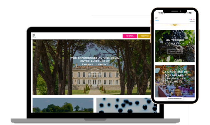 site web chateau de la dauphine